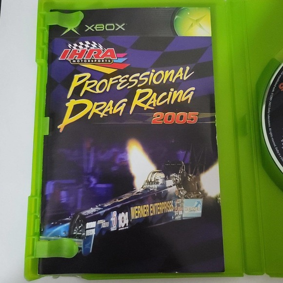 IHRA Professional Drag Racing 2005 Microsoft Xbox With Manual Tested - Picture 4 of 5